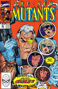 The New Mutants 1983 #87 Direct ed. Signed by Todd McFarlane, Rob Liefeld, Louise Simonson. - 9.0 - $300.00