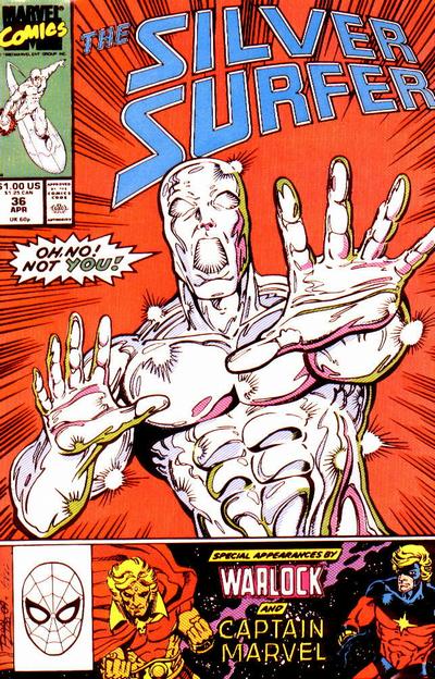 Silver Surfer 1987 #36 Direct ed. - back issue - $4.00