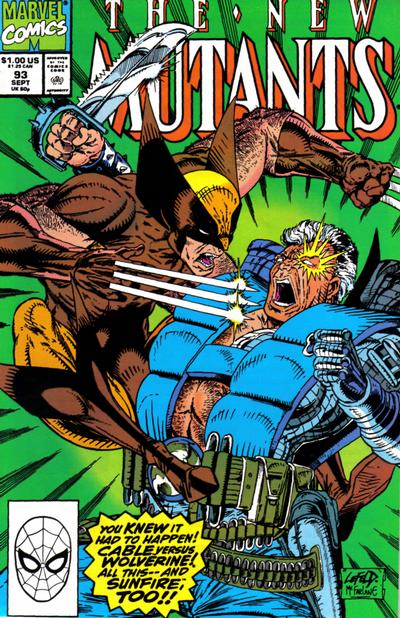 The New Mutants 1983 #93 Direct ed. - back issue - $93.00