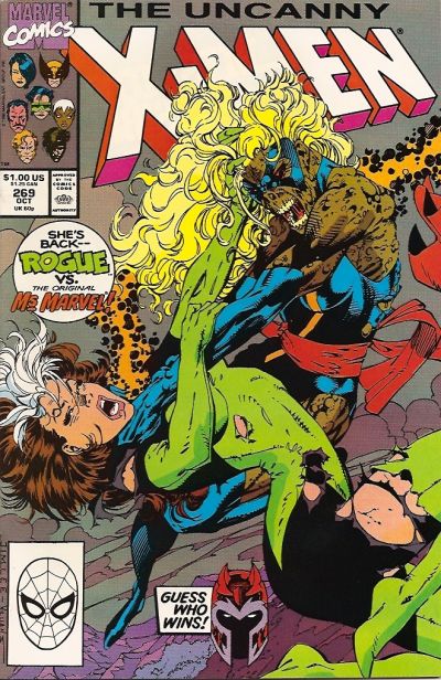 The Uncanny X-Men 1981 #269 Direct ed. - back issue - $6.00