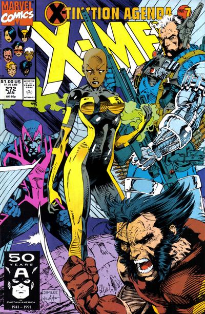 The Uncanny X-Men 1981 #272 Direct ed. - back issue - $4.00