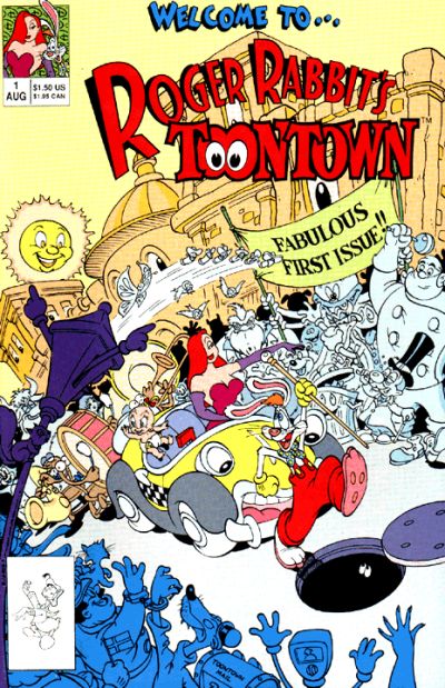 Roger Rabbit's Toontown 1991 #1 - back issue - $6.00