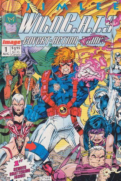 WildC.A.T.S: Covert Action Teams 1992 #1 Direct ed. Signed by Jim Lee. - back issue - $20.00