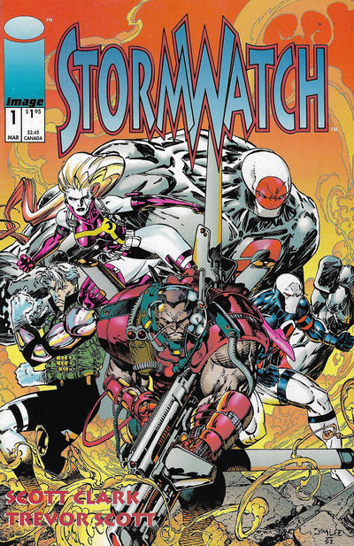 Stormwatch 1993 #1 Direct ed. - back issue - $4.00