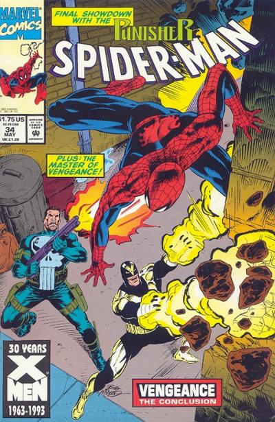 Spider-Man 1990 #34 Direct ed. - back issue - $4.00