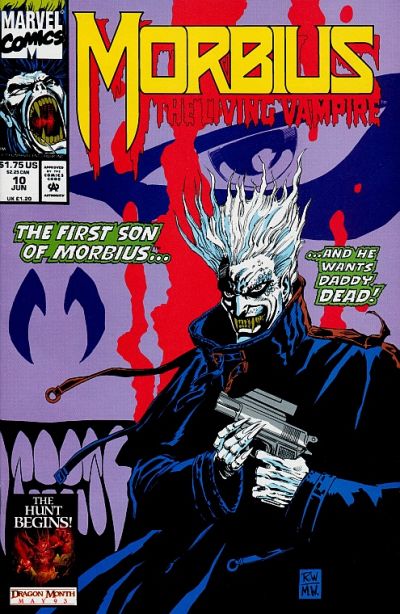 Morbius: The Living Vampire 1992 #10 - back issue - $4.00