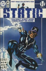 Static 1993 #1 Direct ed. - back issue - $15.00