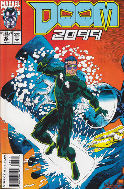 Doom 2099 1993 #10 Direct Edition - back issue - $4.00