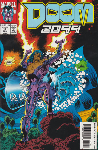 Doom 2099 1993 #12 Direct Edition - back issue - $4.00