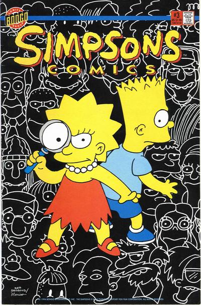 Simpsons Comics 1993 #3 - back issue - $12.00