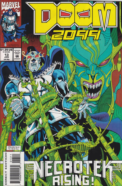 Doom 2099 1993 #13 Direct Edition - back issue - $4.00