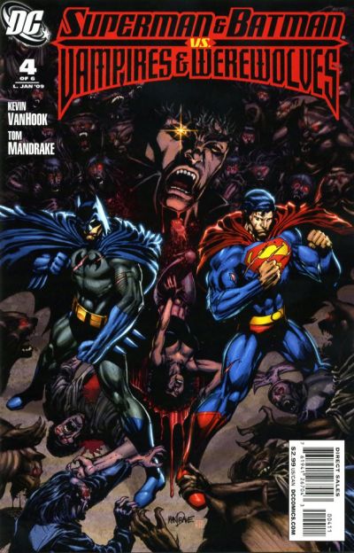 Superman and Batman vs. Vampires and Werewolves 2008 #4 - back issue - $4.00