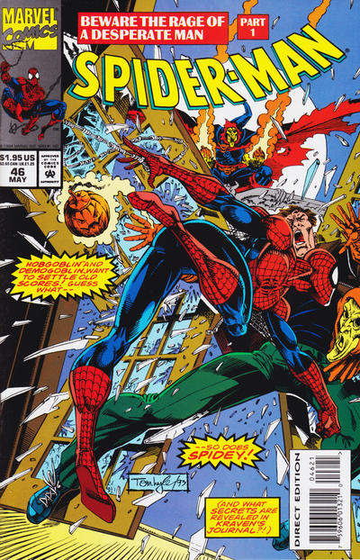 Spider-Man 1990 #46 Direct Edition - Standard - back issue - $4.00