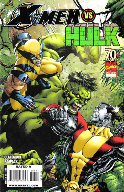 X-Men vs. Hulk 2009 #1 - back issue - $4.00