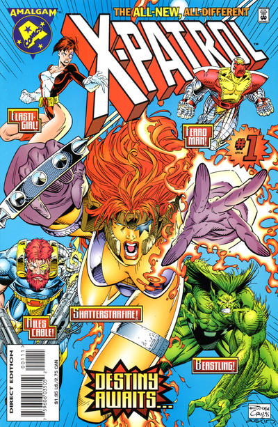 X-Patrol 1996 #1 Direct Edition - back issue - $4.00
