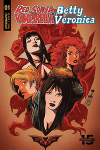 RED SONJA VAMPIRELLA BETTY VERONICA #1 CVR B FRANCAVIL