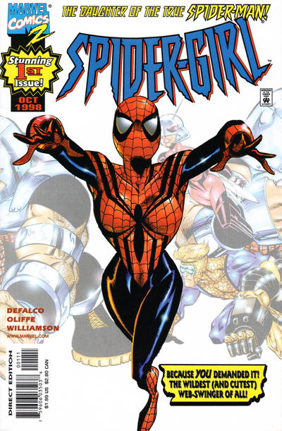 Spider-Girl 1998 #1 Direct ed. - back issue - $5.00