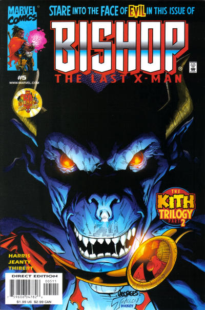 Bishop: The Last X-Man 1999 #5 Direct Edition - back issue - $4.00