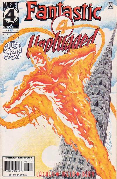 Fantastic Four Unplugged 1995 #4 - back issue - $4.00