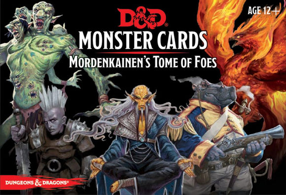 Dungeons and Dragons RPG: Monster Cards - Mordenkainen's Tome of Foes 109 cards