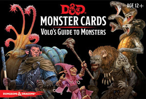 Dungeons and Dragons RPG: Monster Cards - Volo`s Guide to Monsters 81 cards