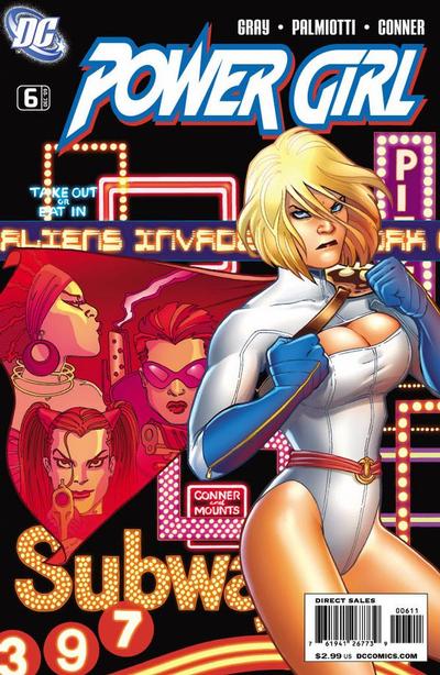 Power Girl 2009 #6 Amanda Conner Cover - back issue - $5.00