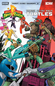 POWER RANGERS TEENAGE MUTANT NINJA TURTLES #2 CVR A MO