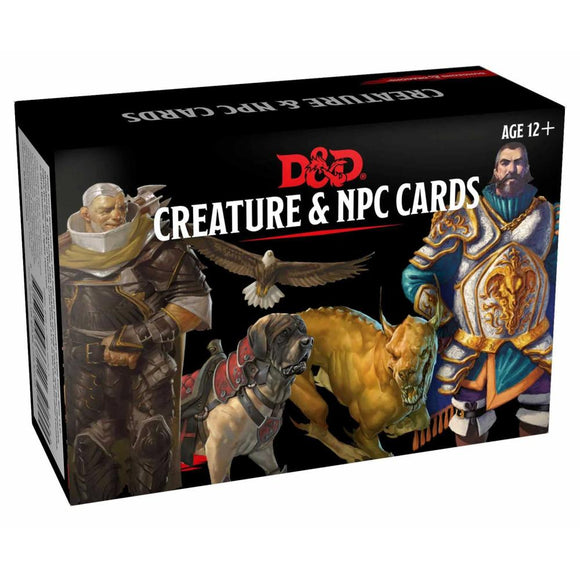 Dungeons and Dragons RPG: Creatures & NPC Cards 182 cards