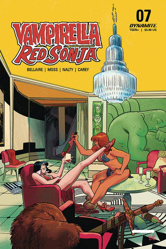 VAMPIRELLA RED SONJA #7 CVR B HENDERSON