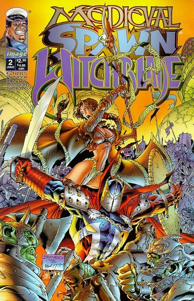 Medieval Spawn / Witchblade 1996 #2 - back issue - $4.00