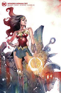 WONDER WOMAN #757 CARD STOCK OLIVIER COIPEL VAR ED