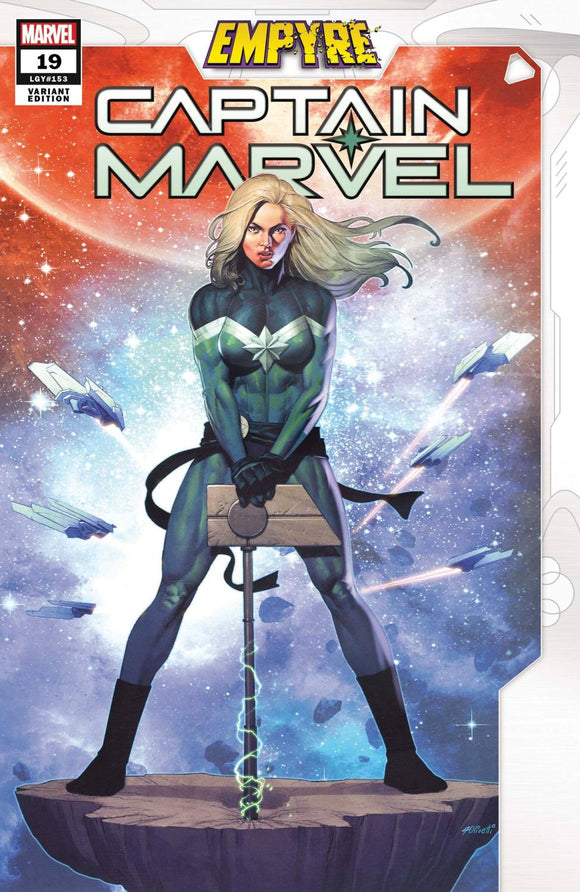 CAPTAIN MARVEL #19 OLIVETTI EMPYRE VAR EMP