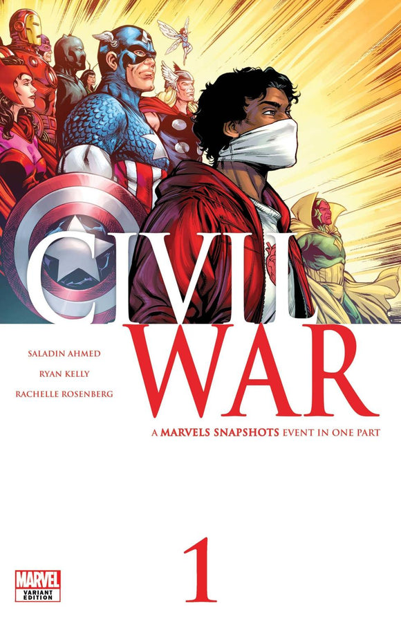 CIVIL WAR MARVELS SNAPSHOTS #1 KELLY VAR