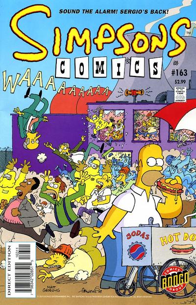 Simpsons Comics 1993 #163 - back issue - $8.00