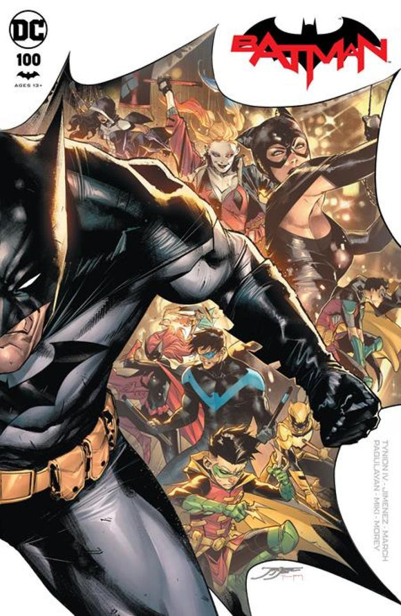 BATMAN #100 CVR A JORGE JIMENEZ WRAPAROUND