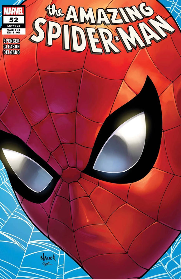 AMAZING SPIDER-MAN #52 NAUCK HEADSHOT VAR LAST