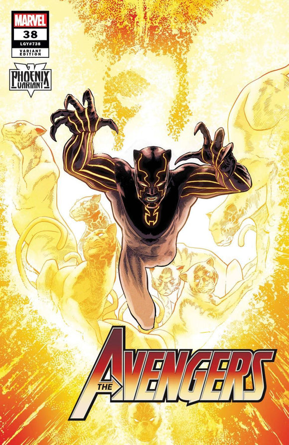 AVENGERS #38 KUDER BLACK PANTHER PHOENIX VAR