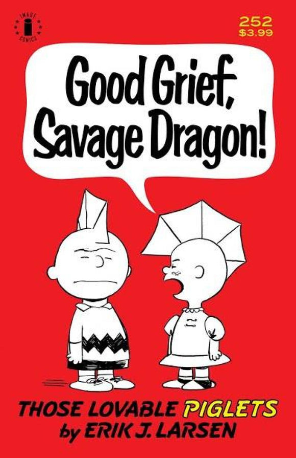 SAVAGE DRAGON #252 2ND PTG CHARLIE BROWN PARODY CVR