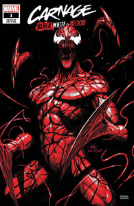 CARNAGE BLACK WHITE AND BLOOD #1 INHYUK LEE VAR (OF 4)