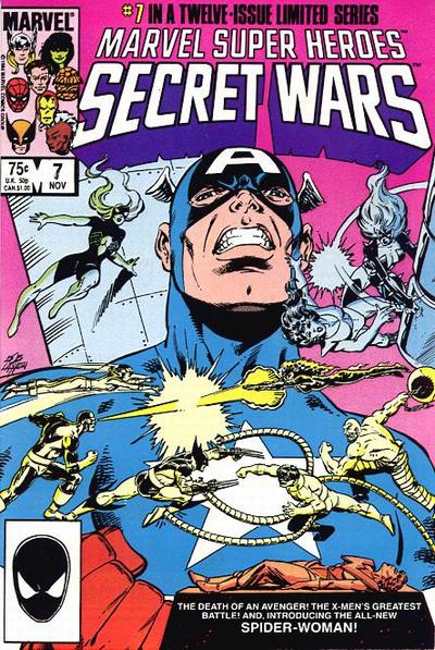 Marvel Super-Heroes Secret Wars 1984 #7 Direct ed. - back issue - $13.00