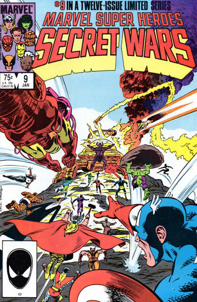 Marvel Super-Heroes Secret Wars 1984 #9 Direct ed. - back issue - $9.00