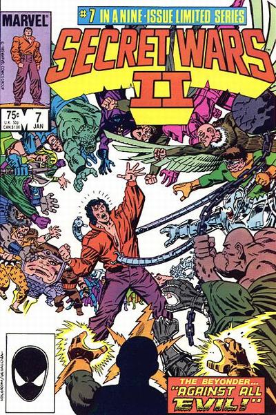 Secret Wars II 1985 #7 Direct ed. - back issue - $4.00