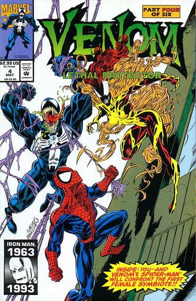 Venom: Lethal Protector 1993 #4 Direct ed. - back issue - $14.00