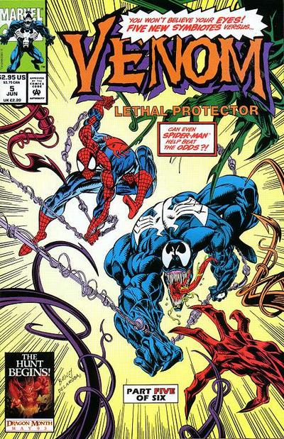 Venom: Lethal Protector 1993 #5 Direct ed. - back issue - $4.00