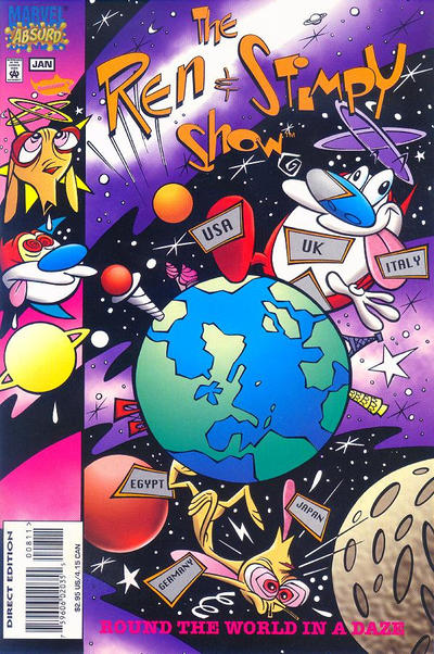 The Ren & Stimpy Show: Around the World in a Daze 1996 #[nn] - back issue - $4.00