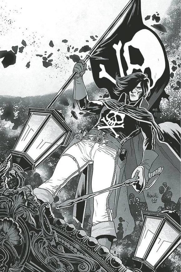 SPACE PIRATE CAPT HARLOCK #1 10 COPY PAQUETTE B&W VIRGIN INCV