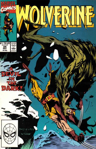 Wolverine 1988 #34 Direct ed. - back issue - $4.00