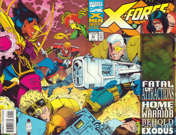 X-Force 1991 #25 Direct Edition - back issue - $4.00