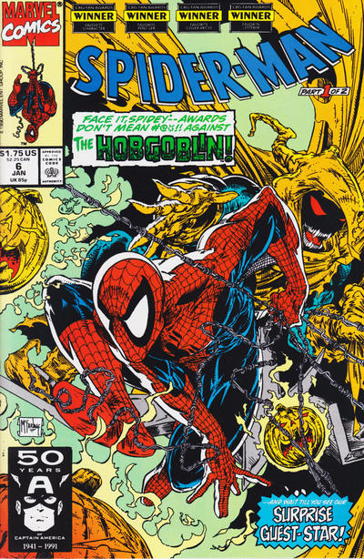 Spider-Man 1990 #6 Direct ed. - back issue - $5.00