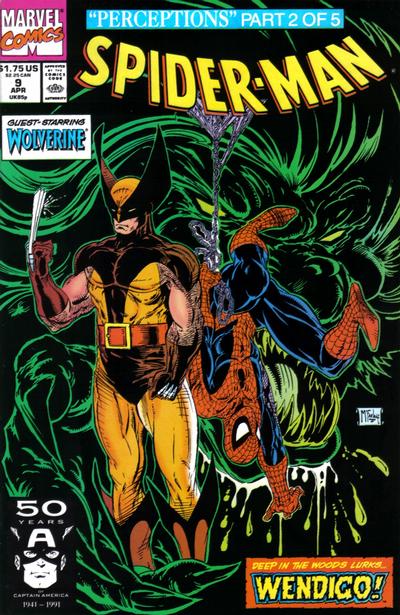 Spider-Man 1990 #9 Direct ed. - back issue - $4.00